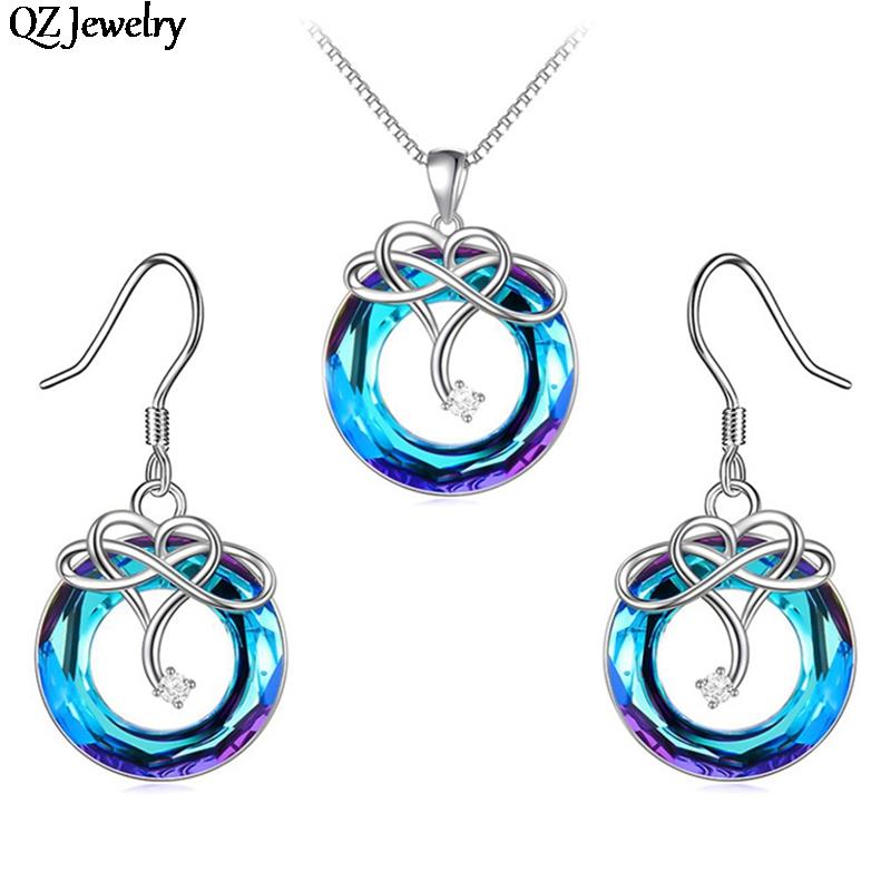 Crystal Infinity Necklace